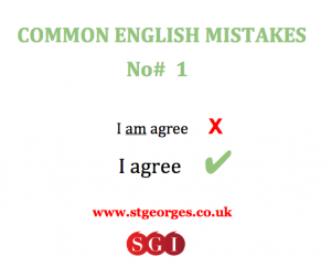 Common English Mistakes 1 - I agree