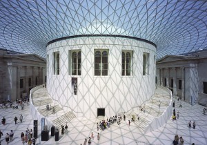 The British museum not far from SGI English school in London