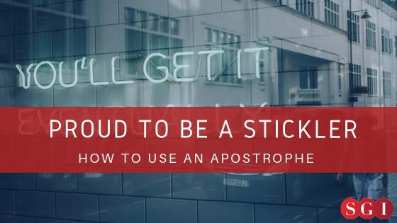 How to Use an Apostrophe