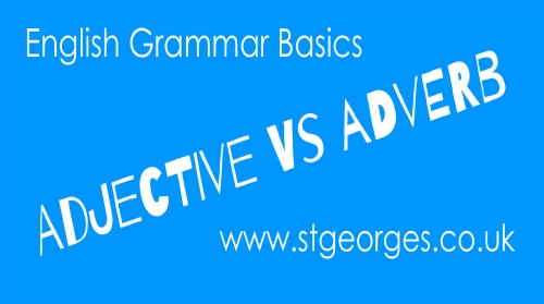 Beginner English grammar rules for adjectives and adverbs